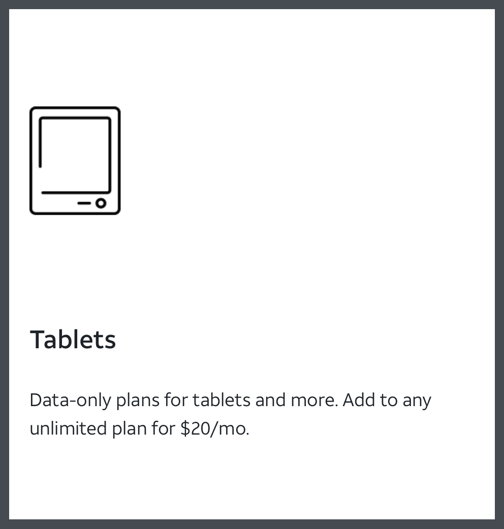 AT&T's Tablet and Hotspot Data Plans Explained